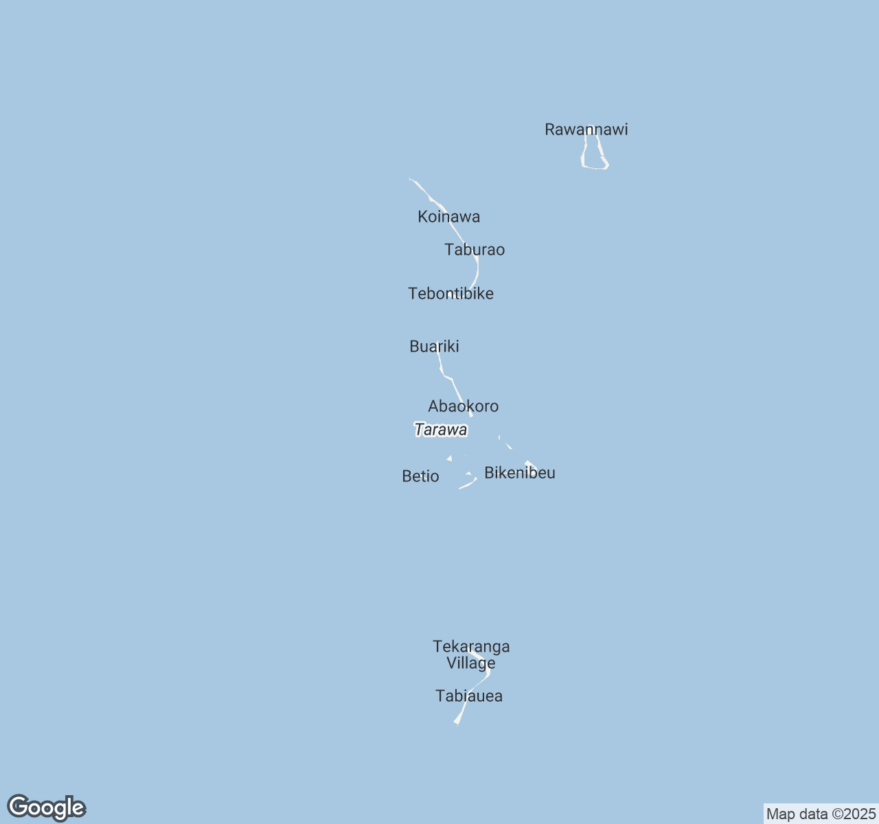 Map of Tarawa